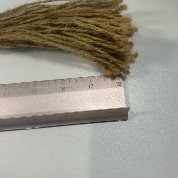 Large Wooden Bead Garland with Tassels Gray - Picture 5 of 6